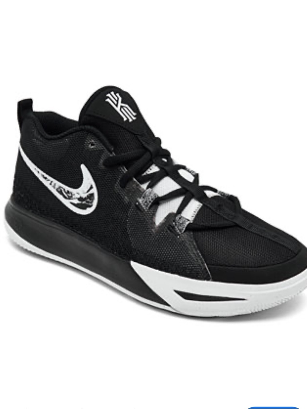 Nike Kids Kyrie Flytrap 6 Basketball Sneakers - Black/White